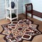 Homeroots 7 ft. Maroon & Gray Medallion Area Rug 396153 - alternate 6